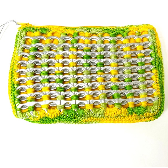 NO BRAND Handbags - Soda 🥤 Can POP TAB crocheted coin PURSE mini BAG credit cards SUMMER FUN New